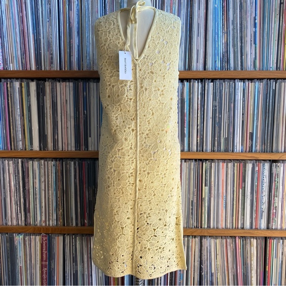 NWT MARIMEKKO Cream/Light-Yellow Shift Dress - size XS - Picture 2 of 8